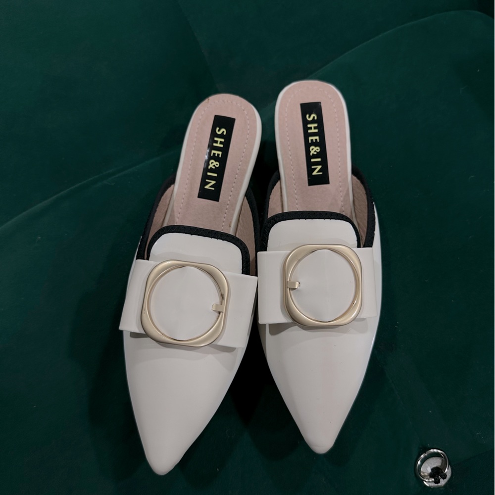 Buckle Decker Loafer Mules